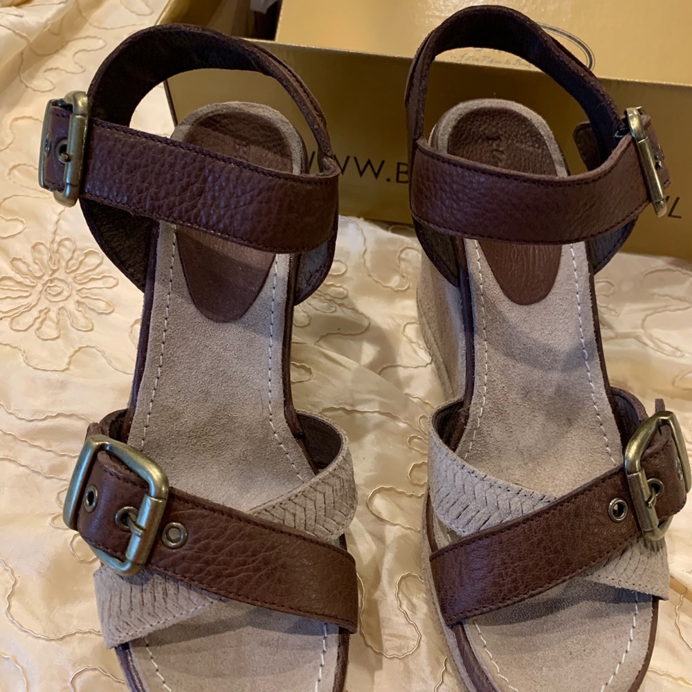 Blackstone Platform leather/suede